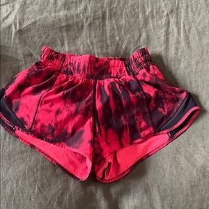 lululemon athletica Red and Black Kids Shorts
